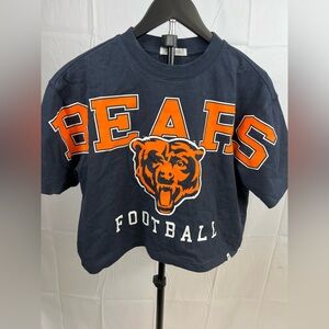 Chicago Bears Brand ‘47 Women’s Outreach City Cropped Shirt Size Medium